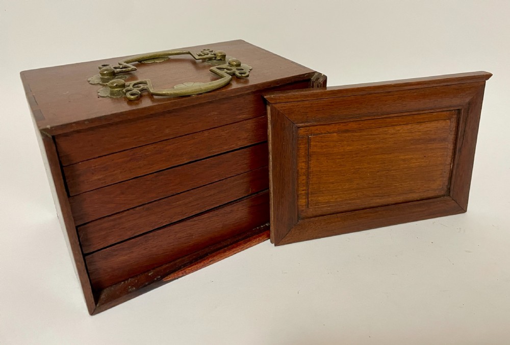Vintage Bone and Bamboo Mahjong Set View VIII
