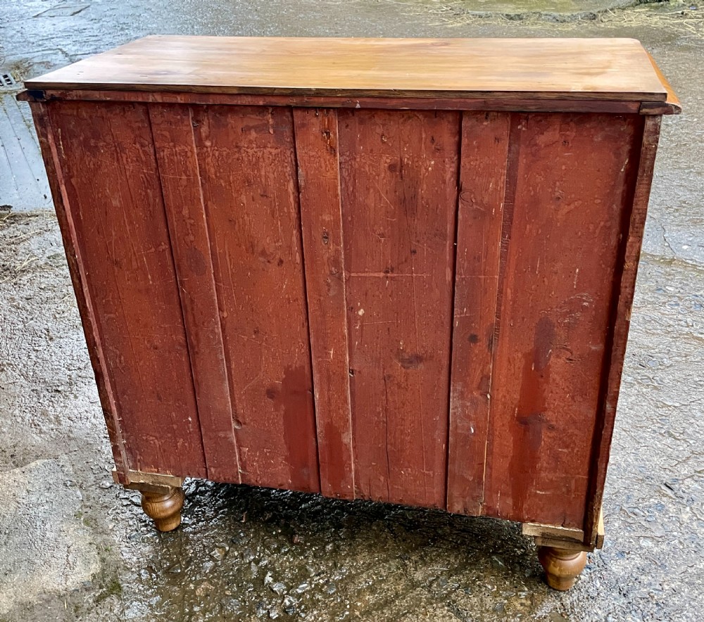 Antique Stripped Pine Chest of Drawers View XIII