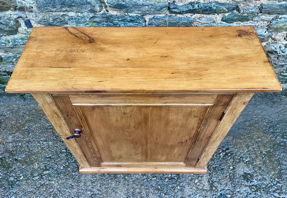 Small Antique Pine Cupboard View V
