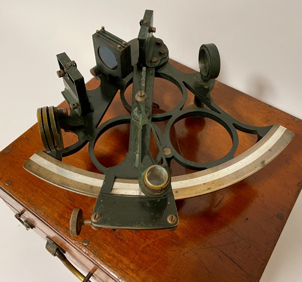 Antique Sextant by Dobbie McInnes & Clyde Ltd Glasgow View XXV