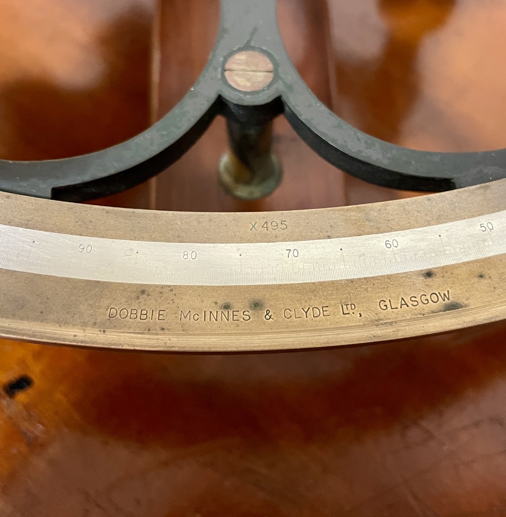 Antique Sextant by Dobbie McInnes & Clyde Ltd Glasgow View XXVI