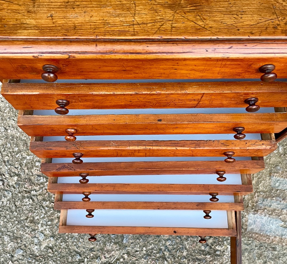 Victorian Pine Collectors Cabinet View VIII