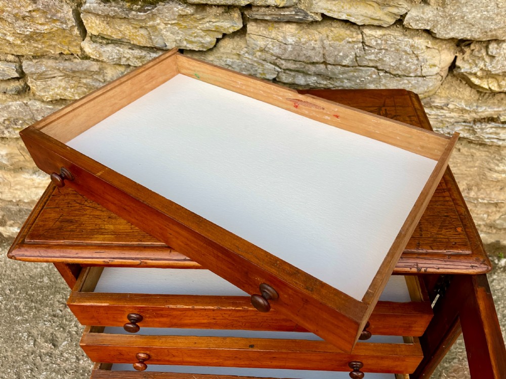 Victorian Pine Collectors Cabinet View IX