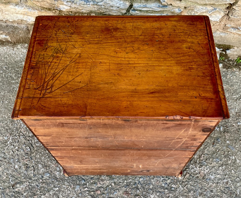 Victorian Pine Collectors Cabinet View XII