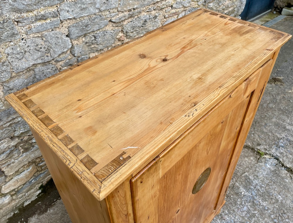 Antique Continental Pine Larder Cupboard View X