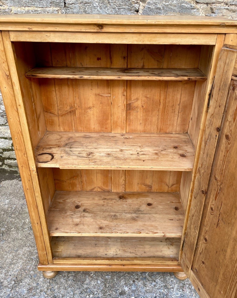 Antique Continental Pine Larder Cupboard View XV