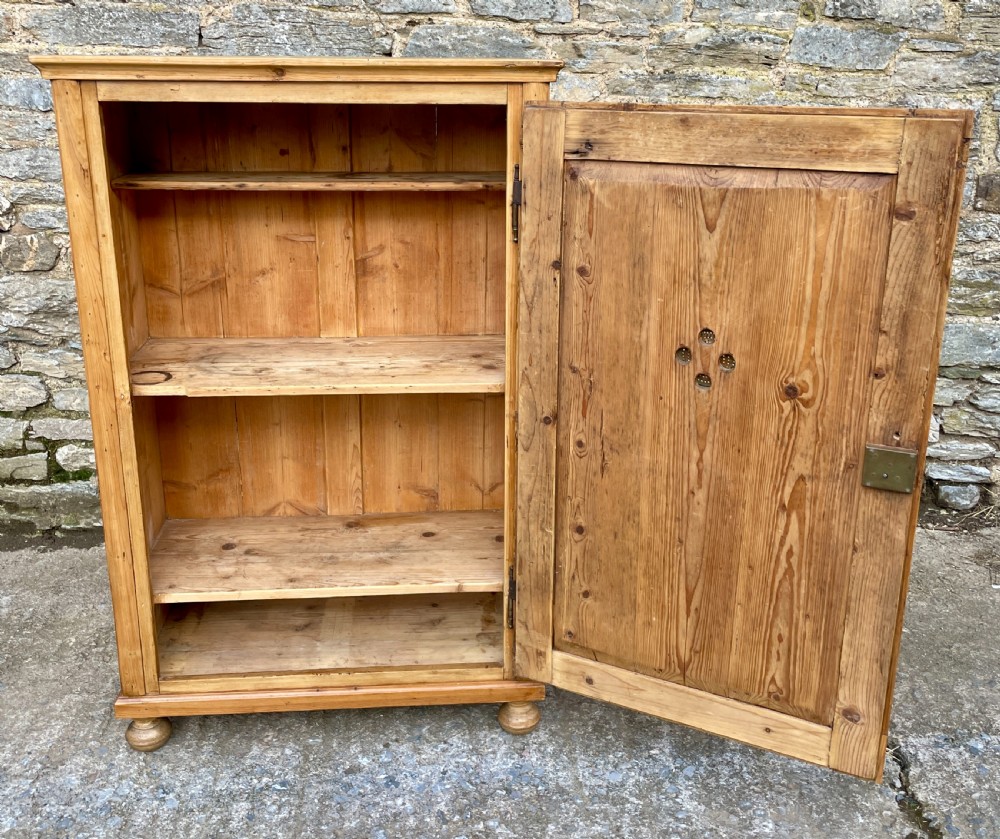 Antique Continental Pine Larder Cupboard View XVI