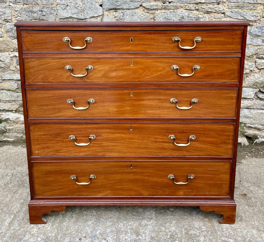 Georgian Mahogany Secrétaire Chest View II