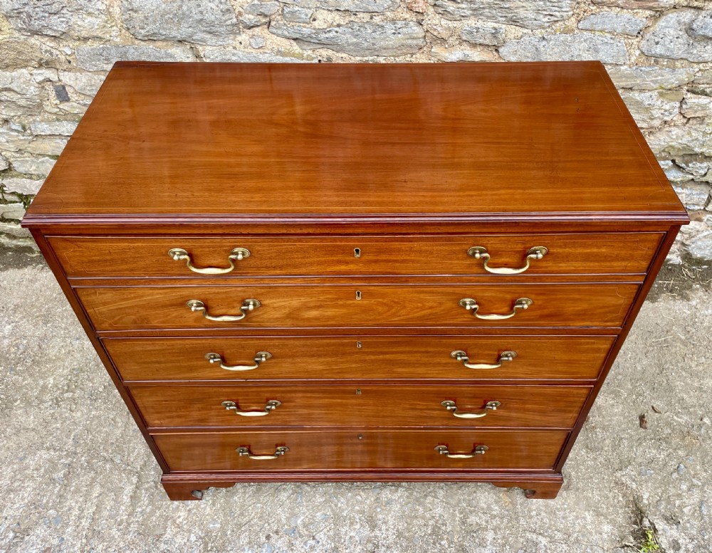 Georgian Mahogany Secrétaire Chest View XVI