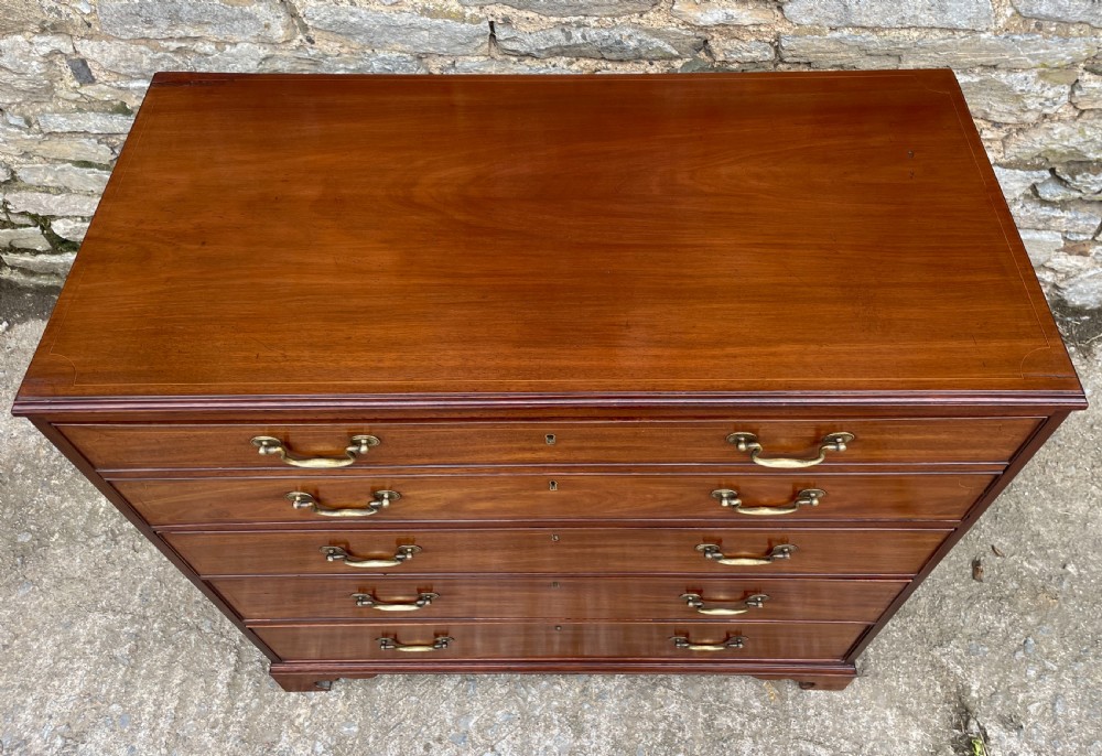 Georgian Mahogany Secrétaire Chest View XXI