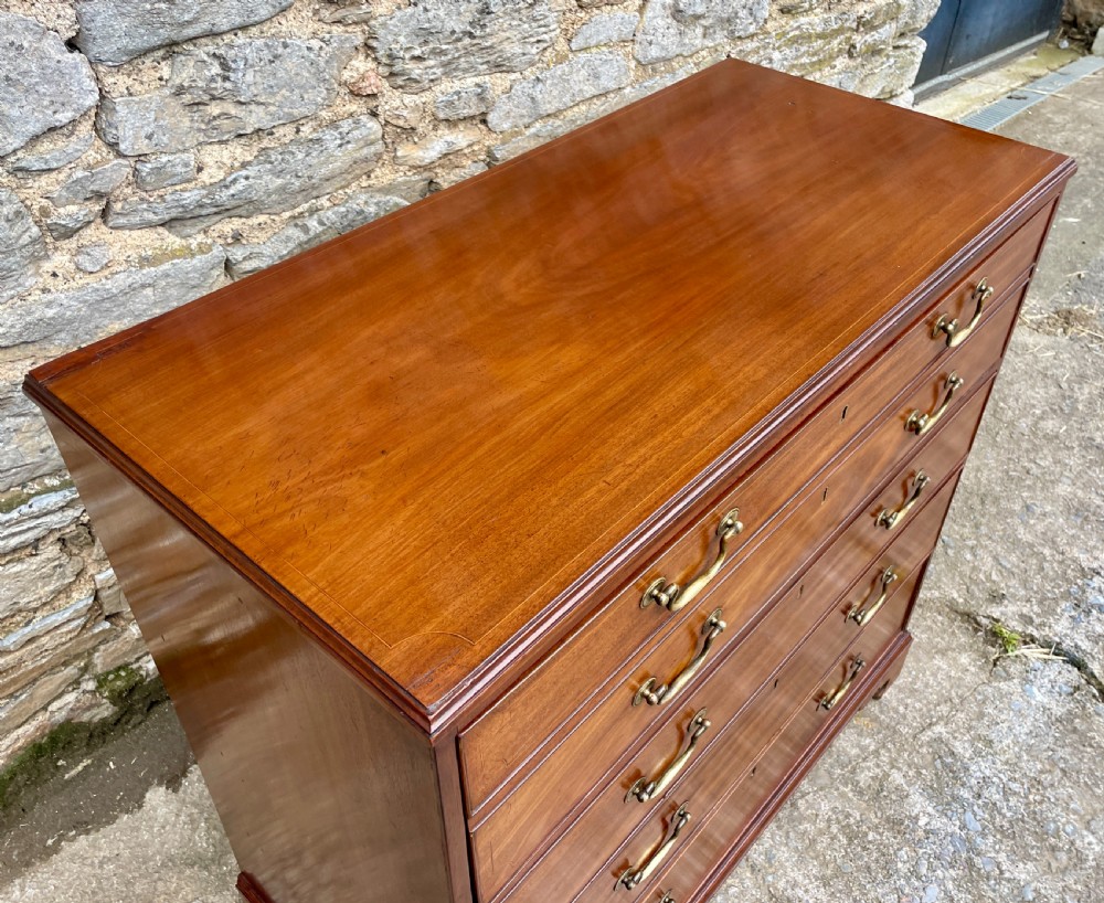 Georgian Mahogany Secrétaire Chest View XXII