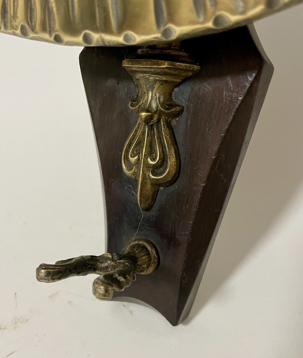 Antique Brass Wall Mounted Dinner Gong View VI