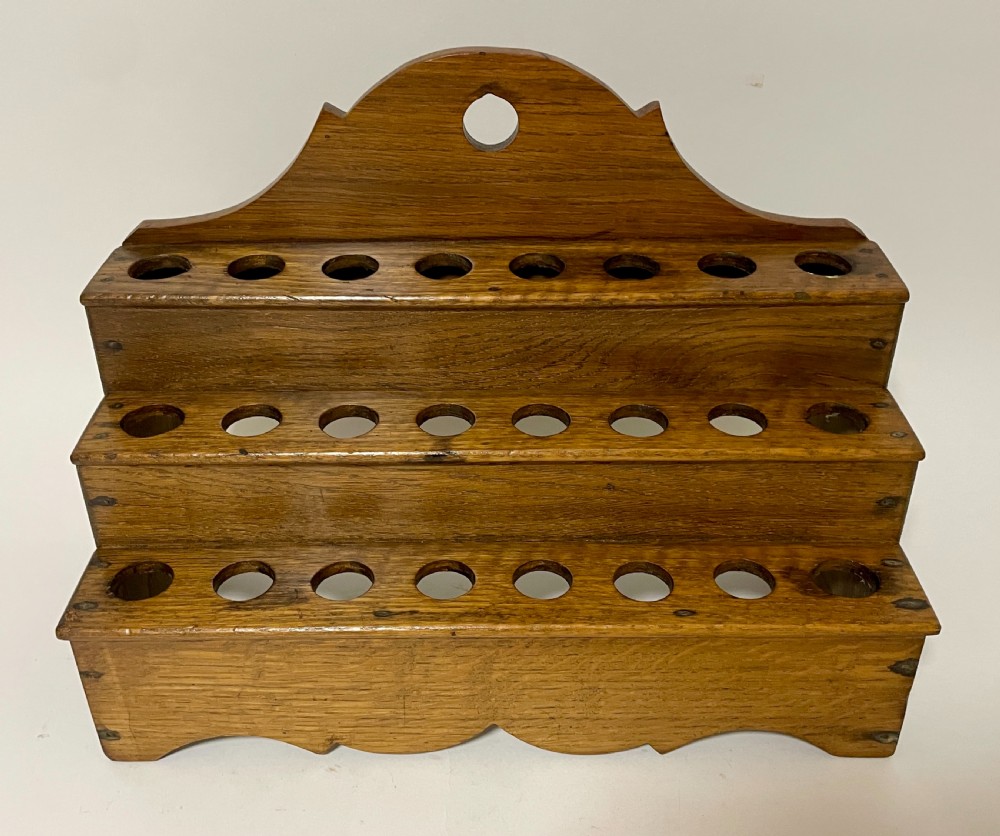 Vintage Oak Spoon or Egg Rack