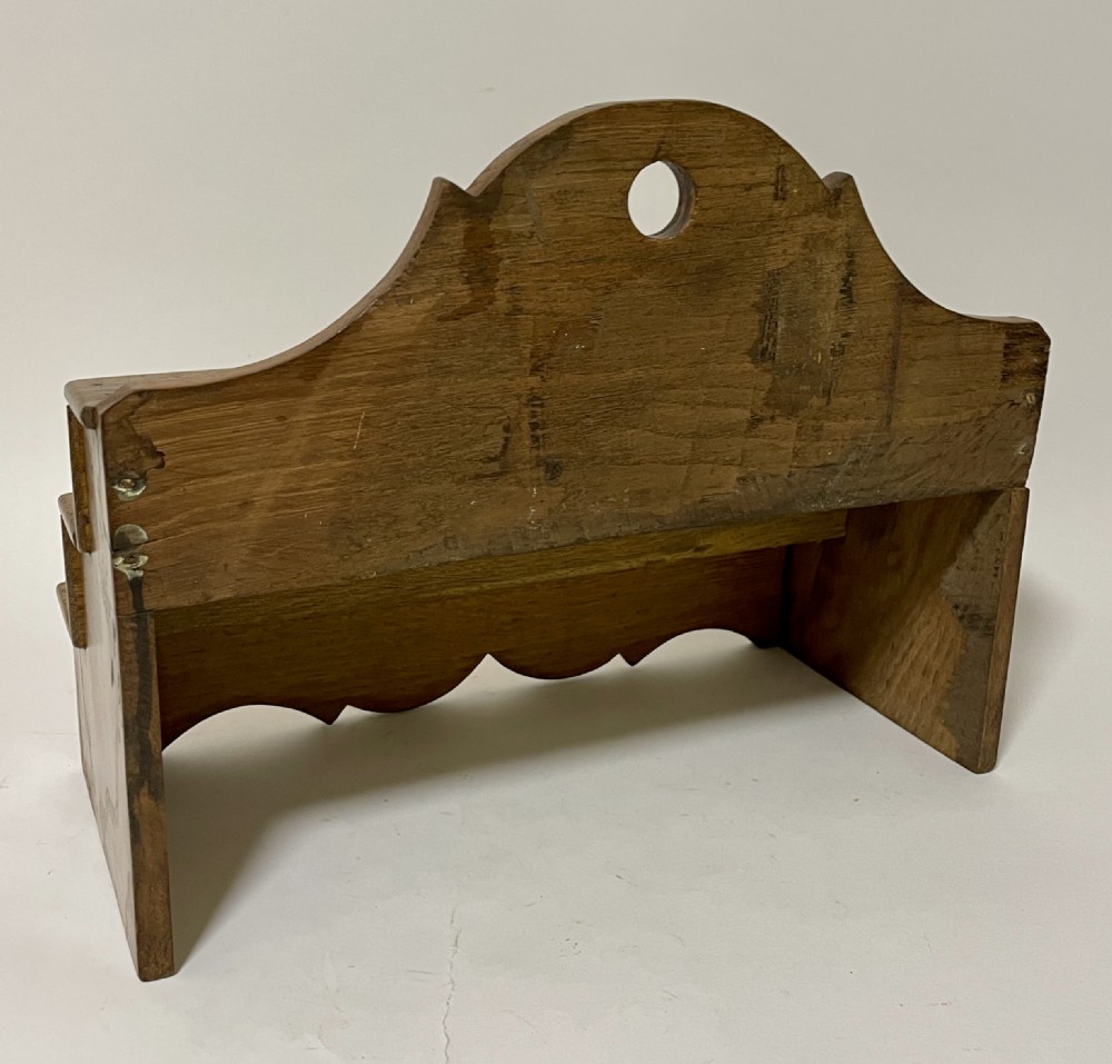 Vintage Oak Spoon or Egg Rack View VI