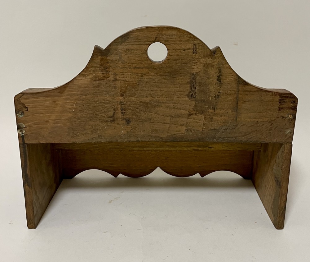 Vintage Oak Spoon or Egg Rack View XII