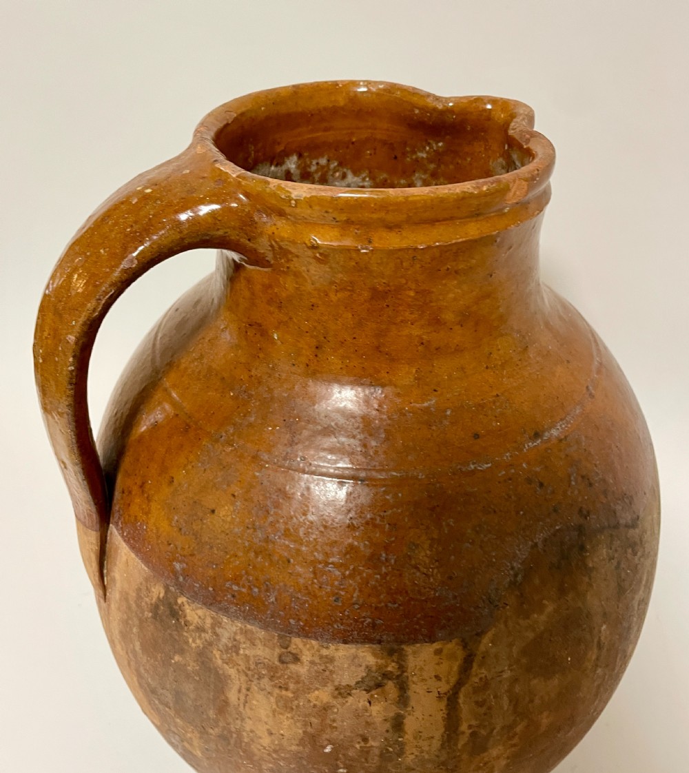 Large Antique Verwood Pottery Harvest Jug View VIII