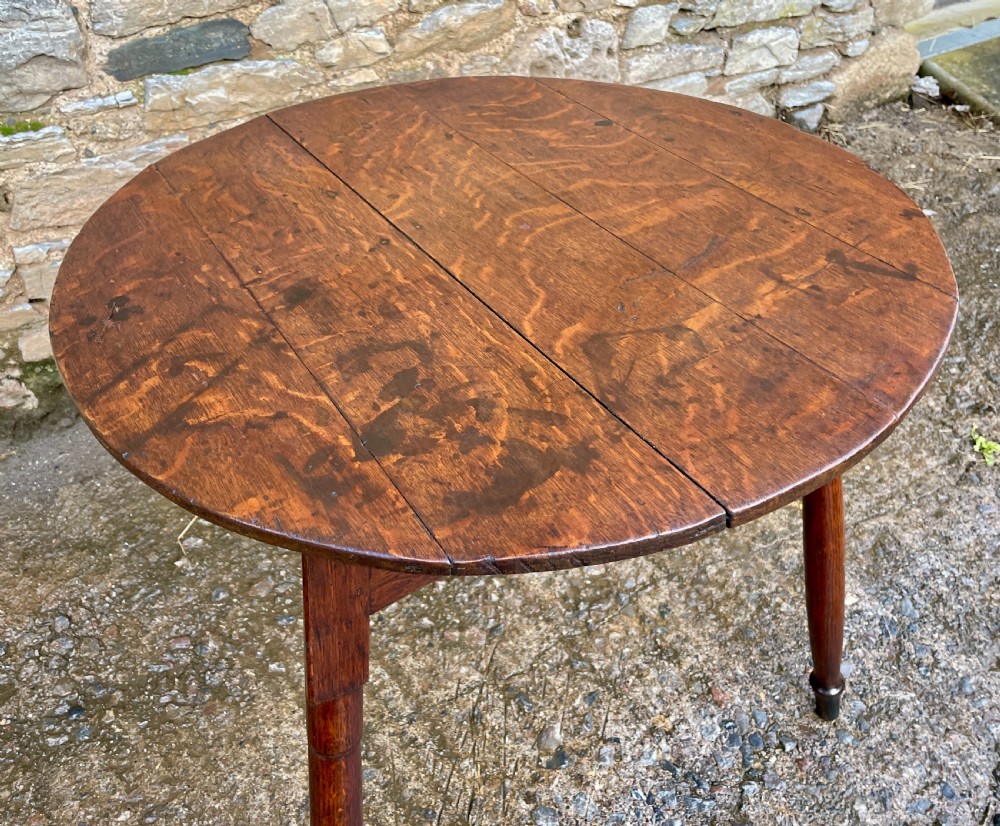 Georgian Oak Cricket Table View XII