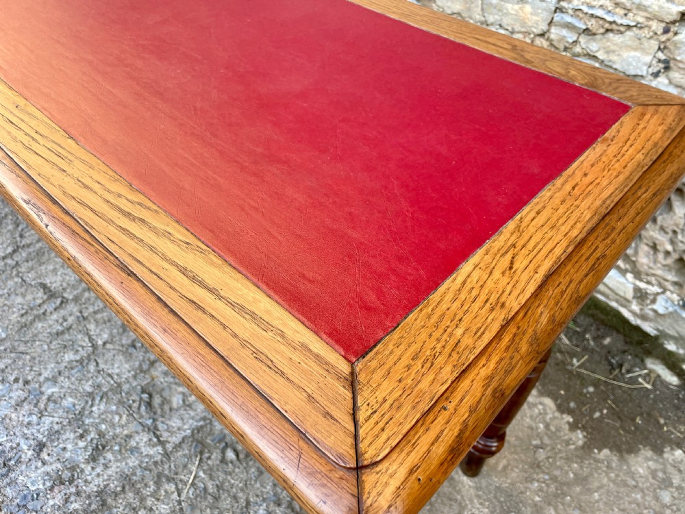 Antique 7ft Narrow Console Reading Table View IX