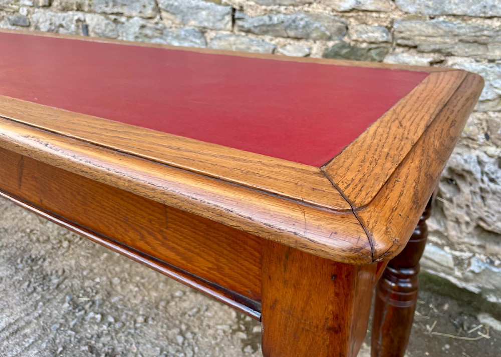 Antique 7ft Narrow Console Reading Table View X