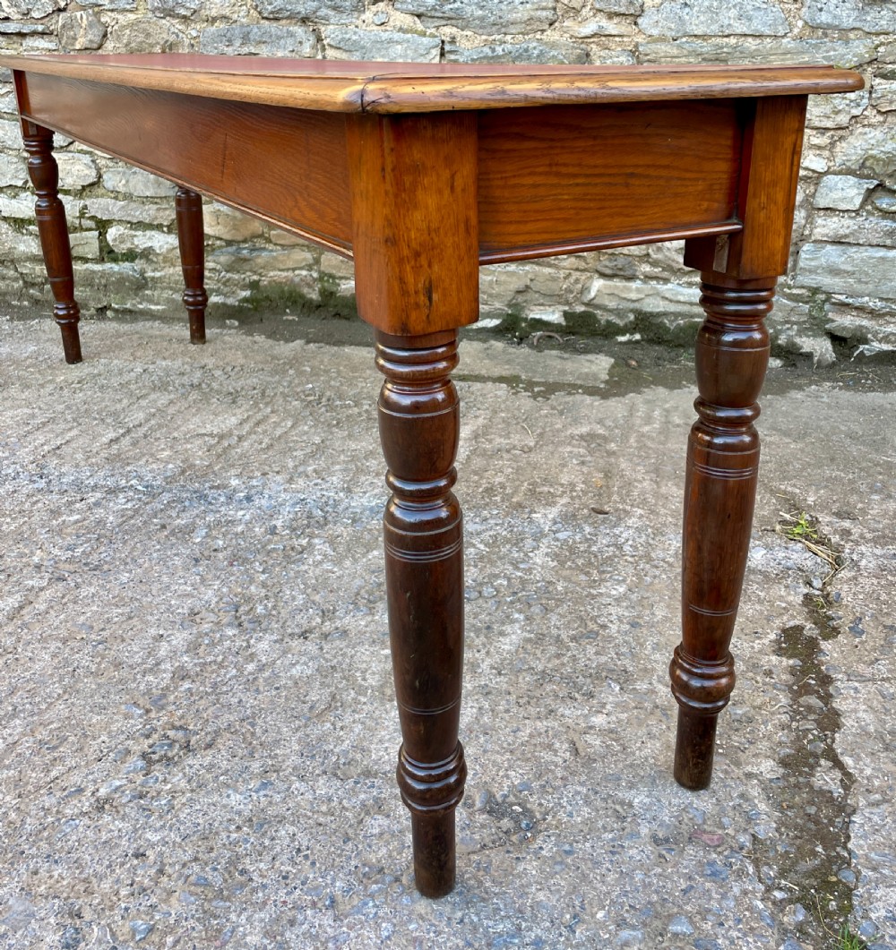 Antique 7ft Narrow Console Reading Table View XIII