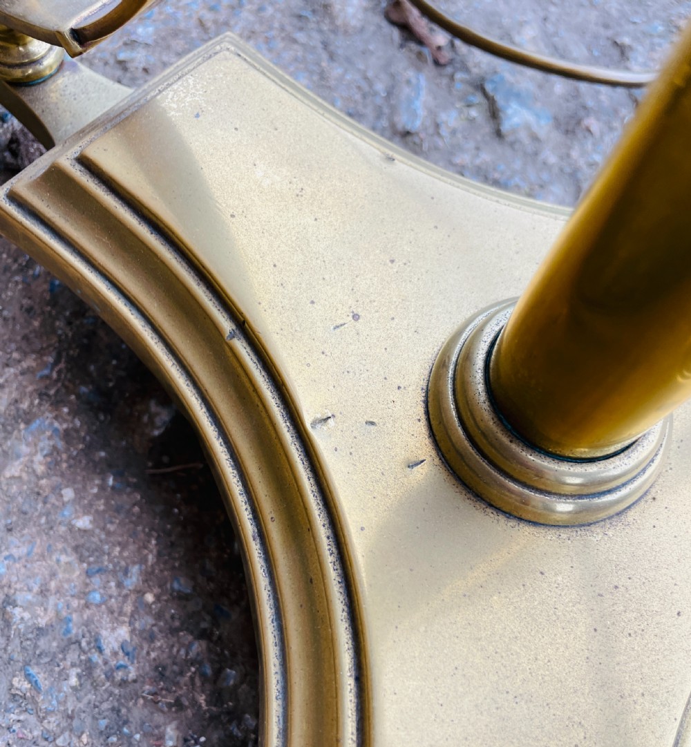 Antique Telescopic Brass Standard Lamp View X