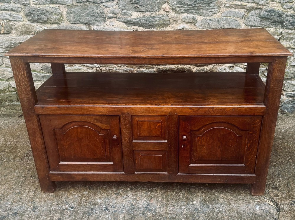 18th Century Oak Serving Buffet View II