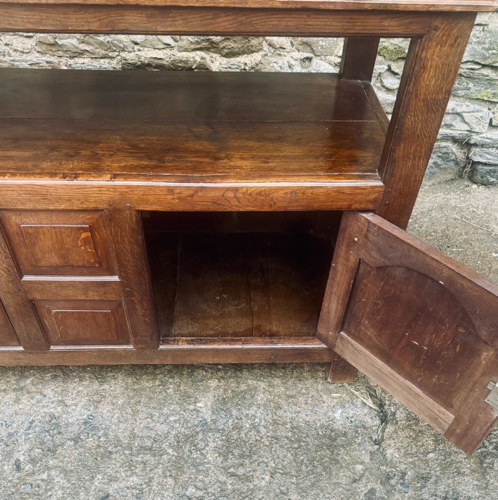 18th Century Oak Serving Buffet View VIII