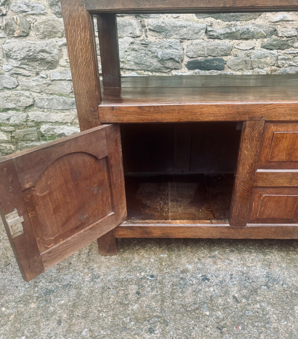 18th Century Oak Serving Buffet View IX