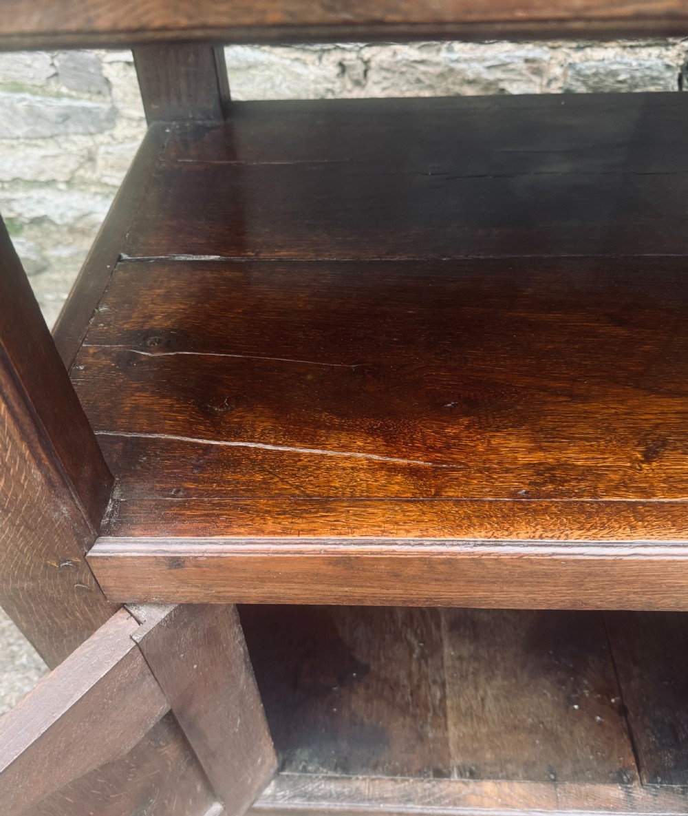 18th Century Oak Serving Buffet View X