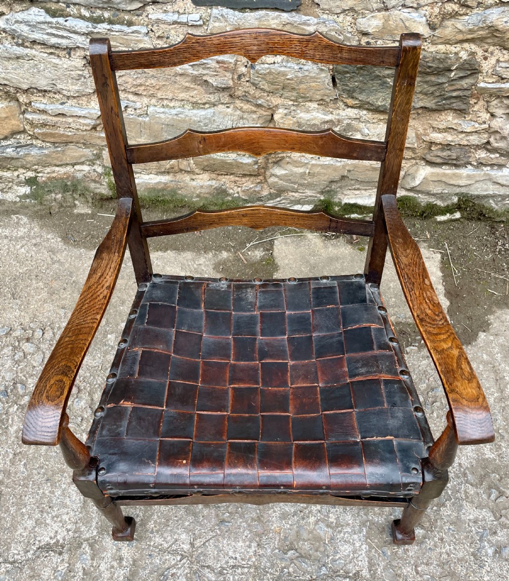 Small Arts and Crafts Oak Chair View III