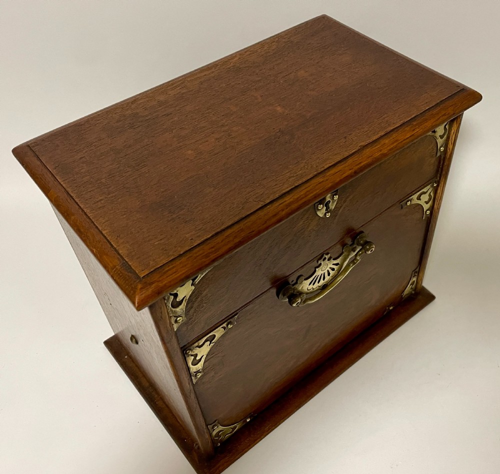 Edwardian Oak Stationery Cabinet View XIX