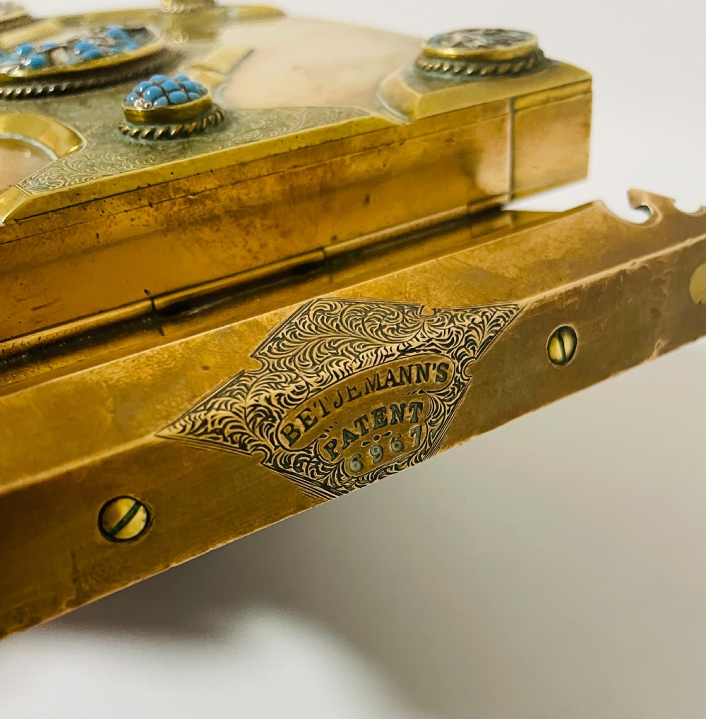 Victorian Betjemann's Patent Self-Closing Book Slide View XI
