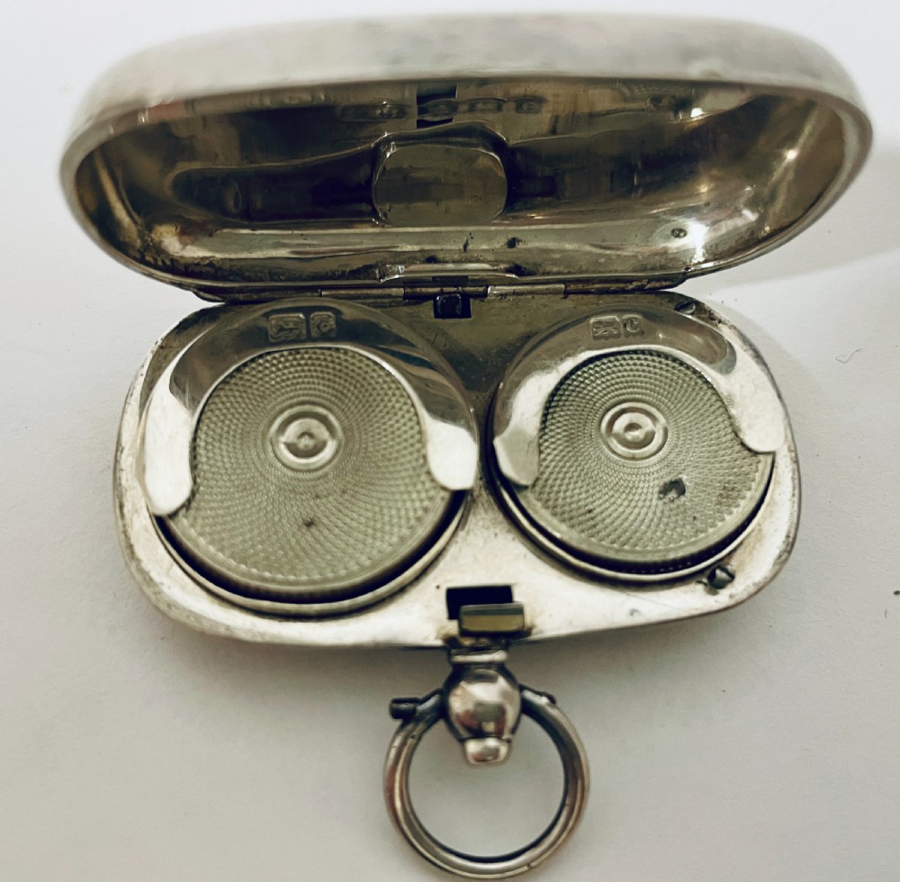 Antique Silver Double Sovereign Holder View VIII
