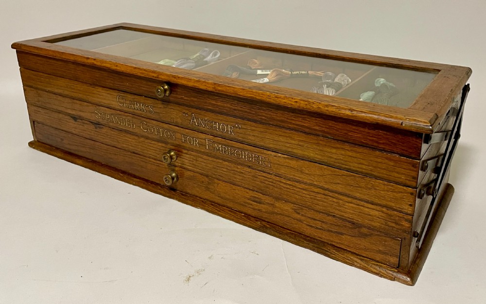 Clark's Anchor Cantilever Sewing Thread Box View III