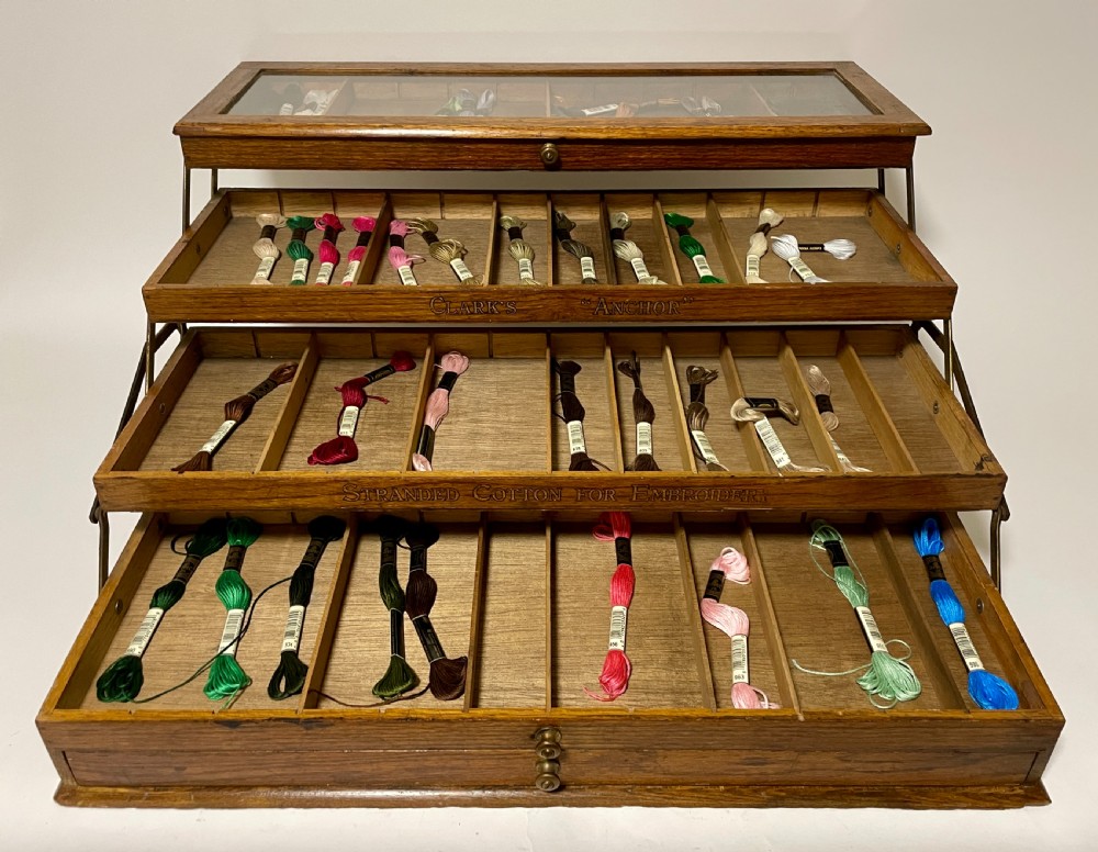 Clark's Anchor Cantilever Sewing Thread Box View VI