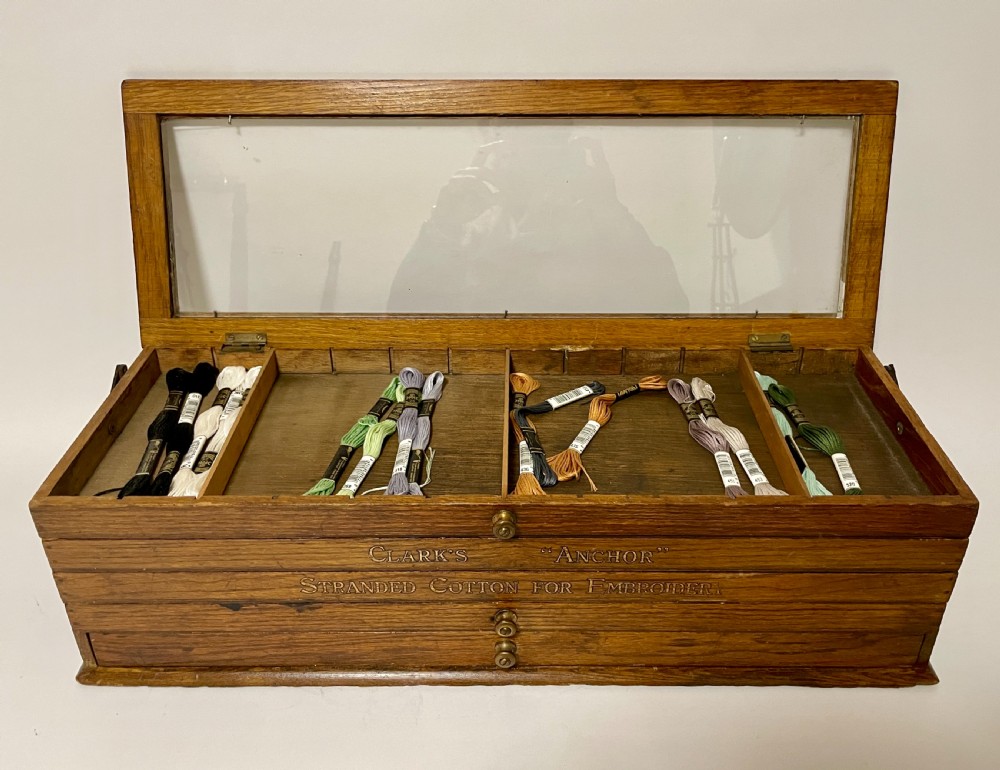 Clark's Anchor Cantilever Sewing Thread Box View XIII