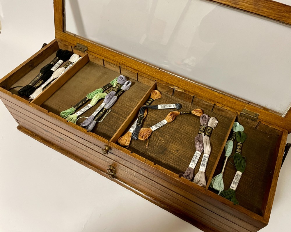 Clark's Anchor Cantilever Sewing Thread Box View XIV