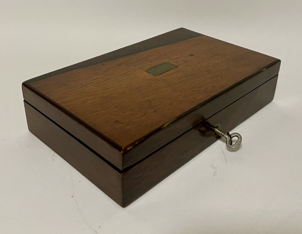 Antique Geometry Set in Rosewood Box View VIII