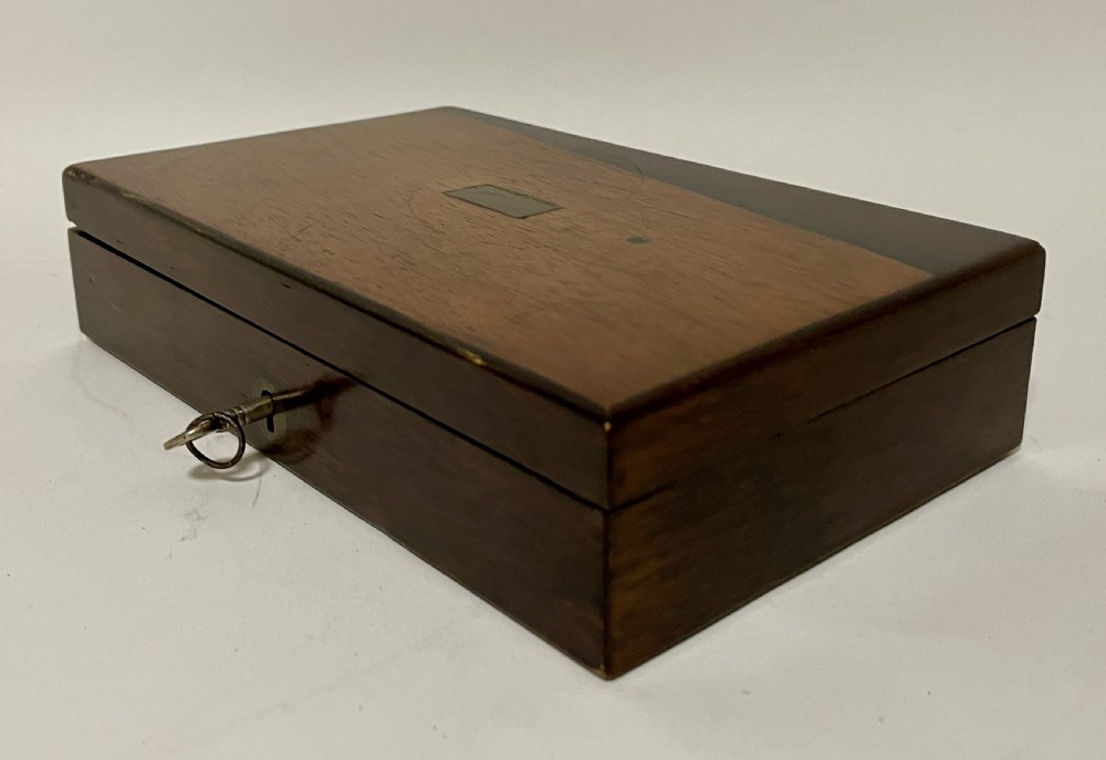 Antique Geometry Set in Rosewood Box View XV