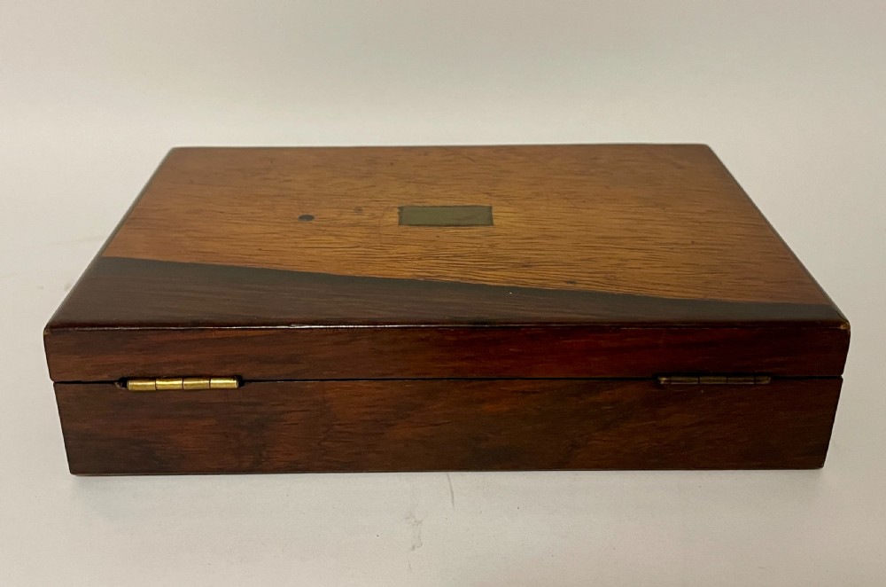Antique Geometry Set in Rosewood Box View XVI
