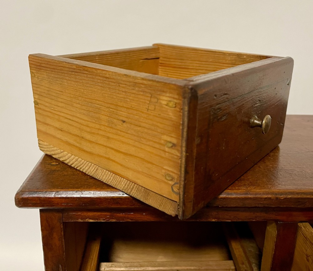 Antique Miniature Apprentice Drawers View XV