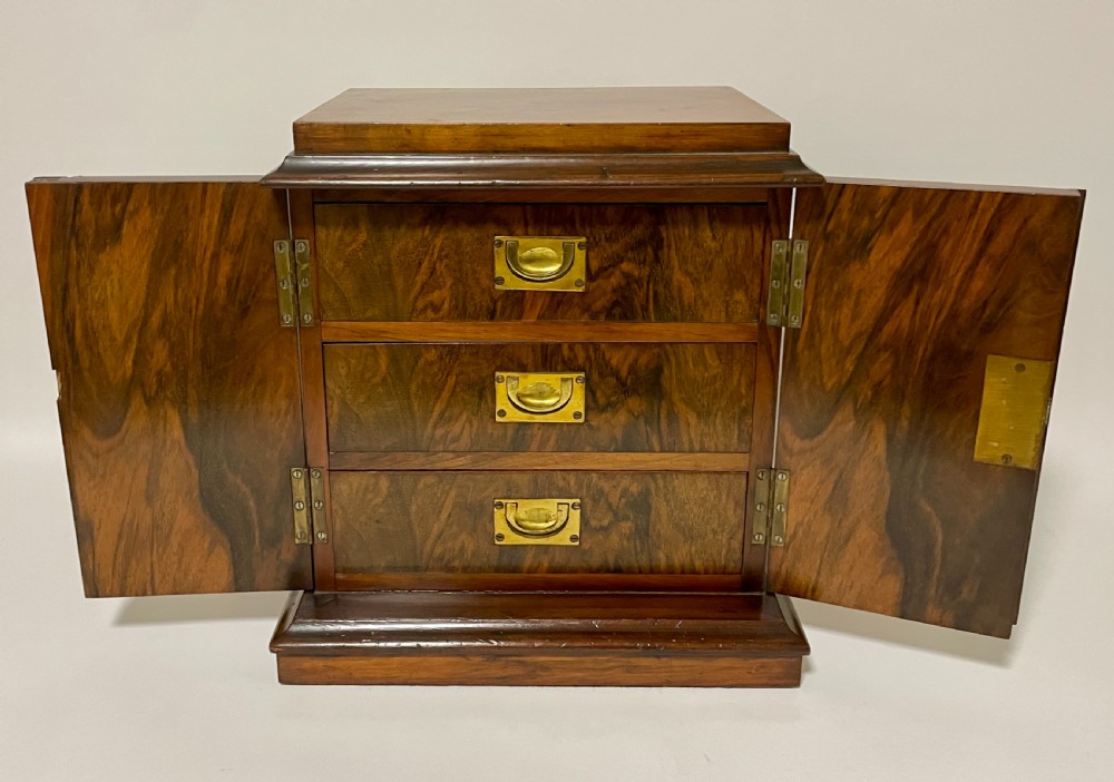 Victorian Walnut Table Cabinet View XII