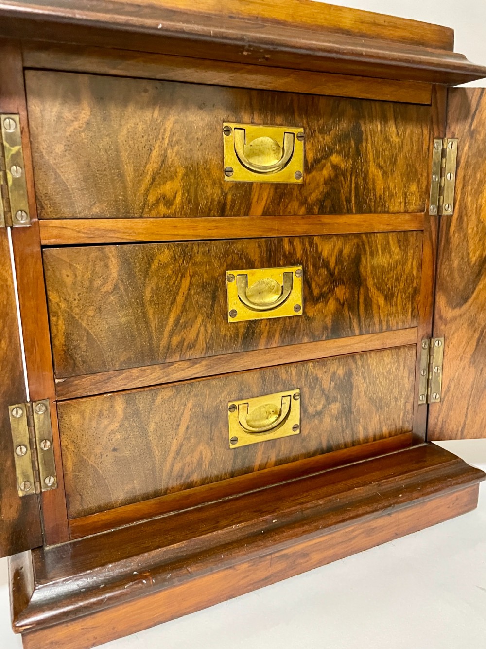 Victorian Walnut Table Cabinet View XIII