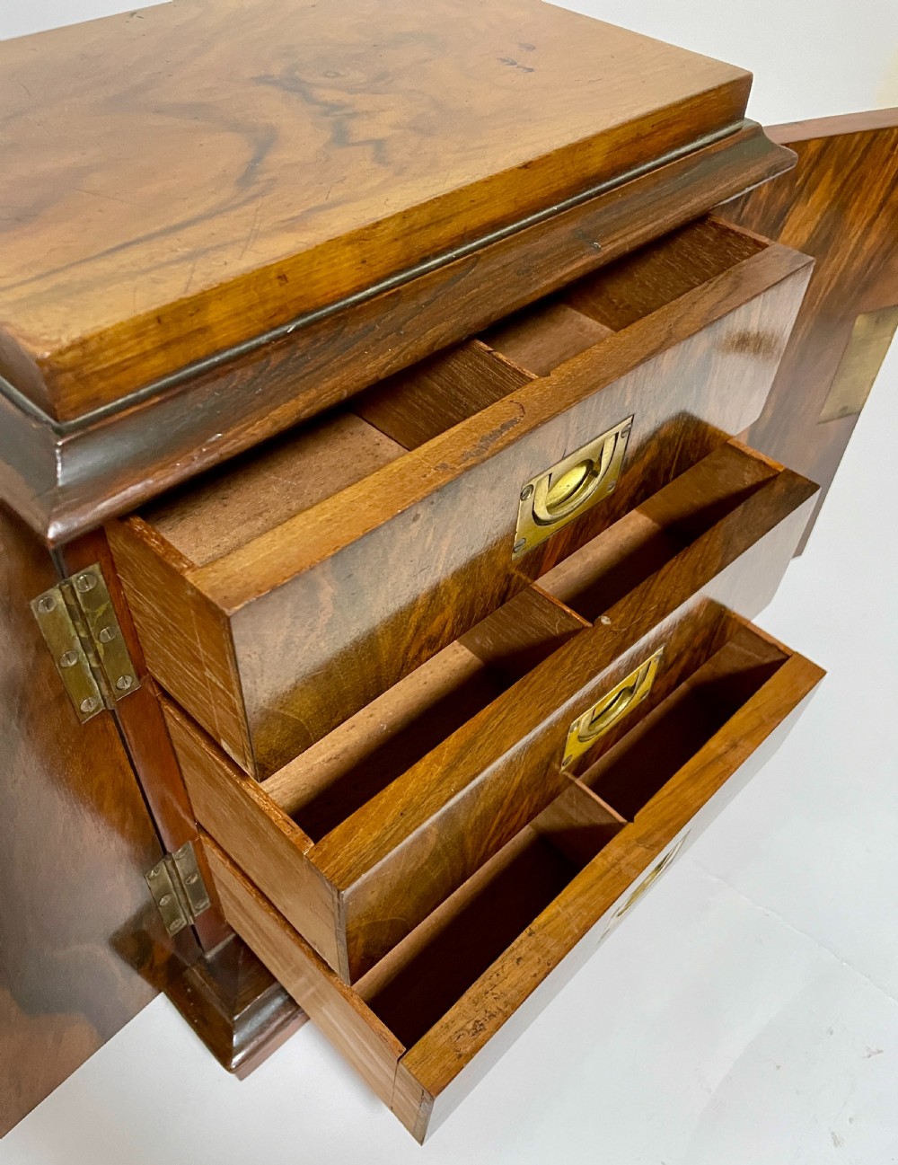 Victorian Walnut Table Cabinet View XV