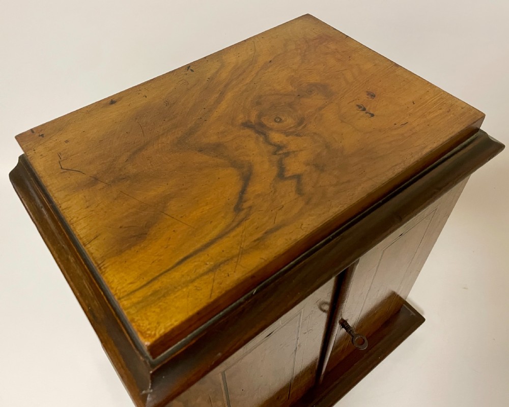 Victorian Walnut Table Cabinet View XVII