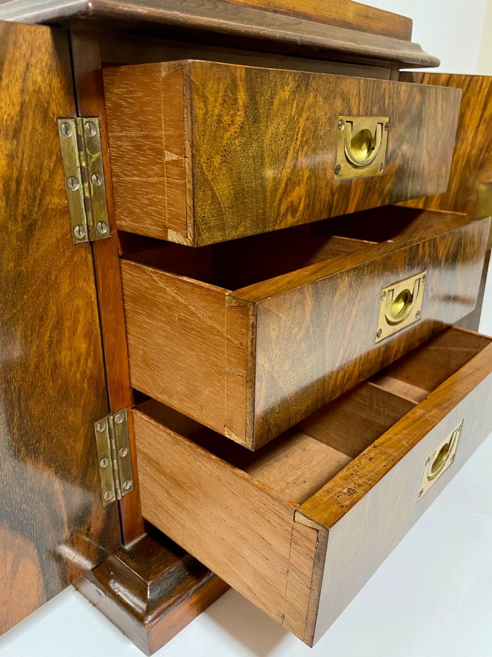 Victorian Walnut Table Cabinet View XX