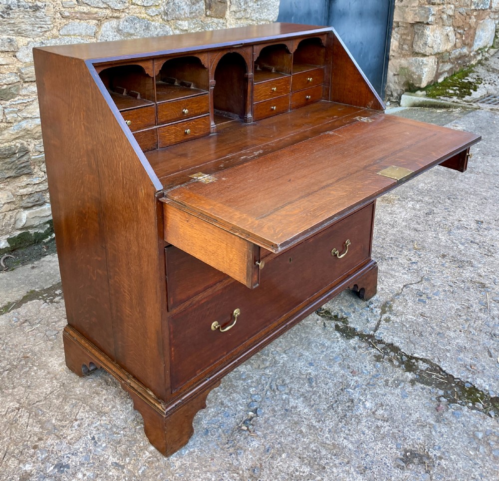 Georgian Oak Bureau View VI