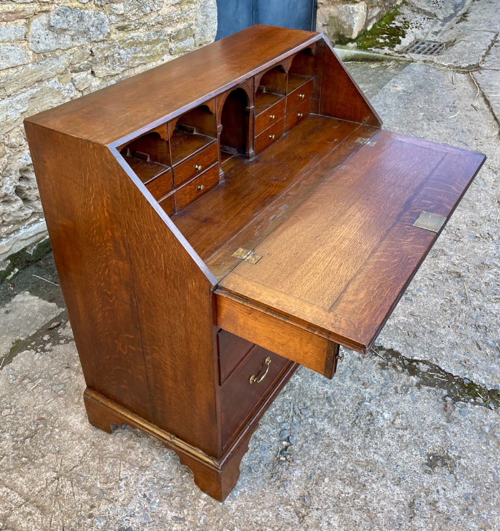 Georgian Oak Bureau View VII