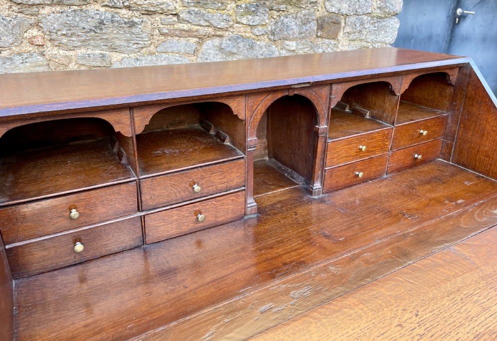Georgian Oak Bureau View VIII
