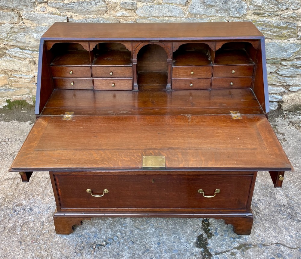 Georgian Oak Bureau View XVI